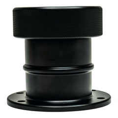 DeatschWerks - DeatschWerks Straight Filler Neck w/Cap - Matte Black - Demon Performance