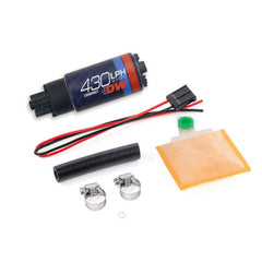 DeatschWerks - DeatschWerks Universal DW430C 430lph Compact Fuel Pump with Install Kit - Demon Performance