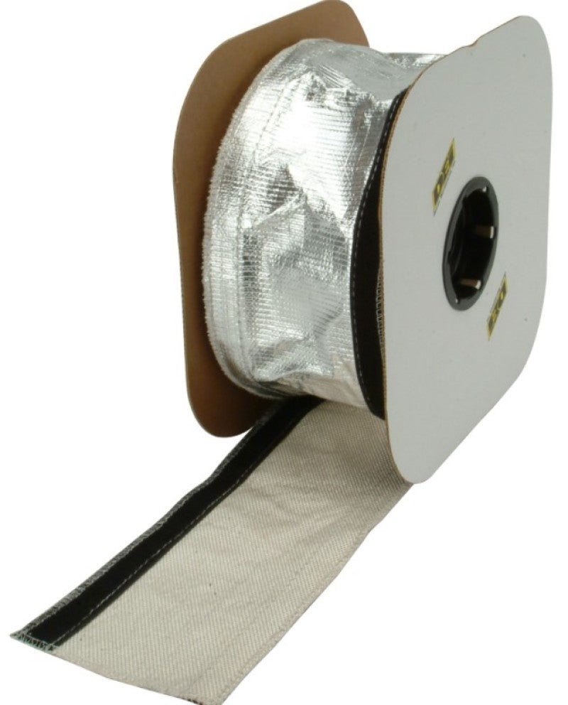 DEI - DEI Heat Shroud 2-1/2in x 50ft Spool - Aluminized Sleeving-Hook and Loop Edge - Demon Performance