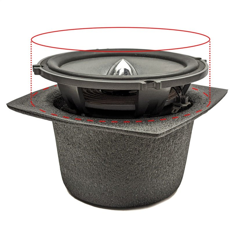 DEI - DEI Speaker Baffles 5.25in Round 6.5in Wide 6.5 Height 4in Deep Pair - Demon Performance