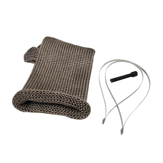 DEI - DEI Titanium 4in Knit Exhaust Sleeve - 12in - Demon Performance