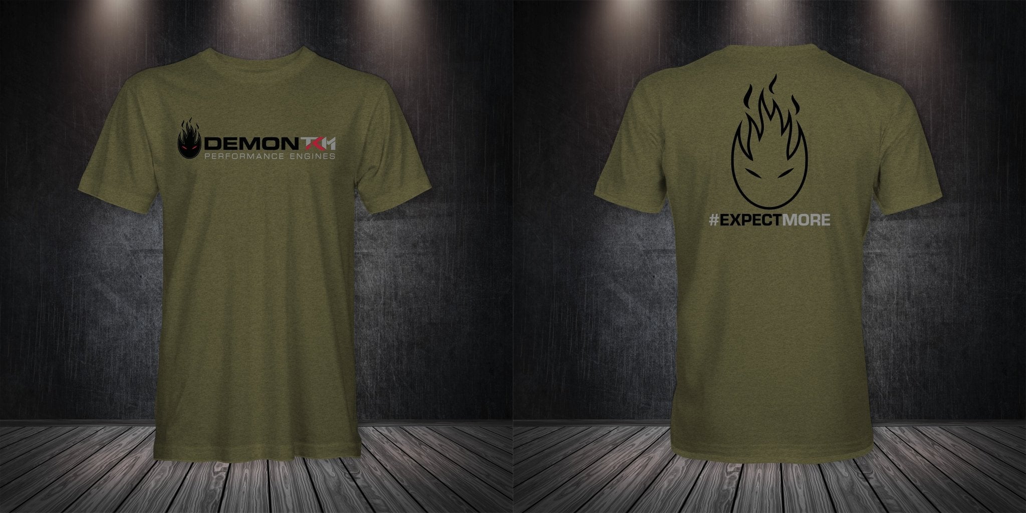 Demon Performance - Demon Performance Crew Neck T - Shirt "DemonTKM Performance Engines" - Demon Performance
