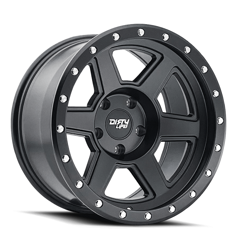 Dirty Life - Dirty Life 9315 Compound 17x9 / 6x139.7 BP / - 12mm Offset / 106mm Hub Matte Black Wheel - Demon Performance