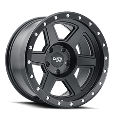 Dirty Life - Dirty Life 9315 Compound 17x9 / 6x139.7 BP / - 12mm Offset / 106mm Hub Matte Black Wheel - Demon Performance