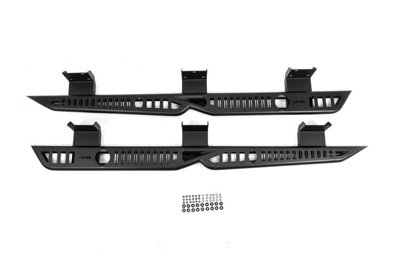 DV8 Offroad - DV8 Offroad 19-25 RAM 1500 Crew Cab OE Plus Side Steps - Black Steel - Demon Performance