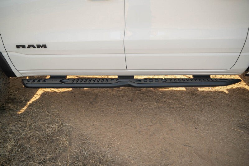 DV8 Offroad - DV8 Offroad 19-25 RAM 1500 Crew Cab OE Plus Side Steps - Black Steel - Demon Performance