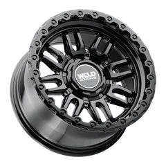 Weld Off-Road Swift 17x9in - 5x114.3 / 5x127 BP - ET-12 - 78.1mm CB - Gloss Black Wheel & Ring