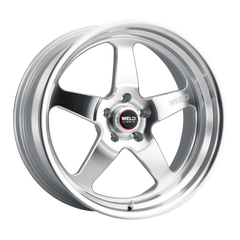 Weld S105 Ventura 20x10.5 / 5x115 BP / 20 Offset / 6.5 BS / 71.5 Bore - Gloss Silver MACH Wheel
