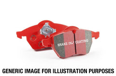 EBC - EBC 01 - 03 Porsche 911 (996) (Cast Iron Rotor only) 3.6 Twin Turbo GT2 Redstuff Front Brake Pads - Demon Performance