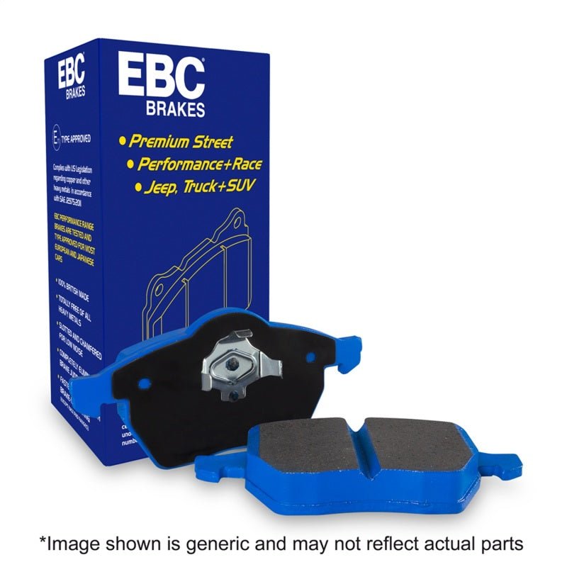 EBC - EBC 03 - 04 Infiniti G35 3.5 (Manual) (Brembo) Bluestuff Rear Brake Pads - Demon Performance