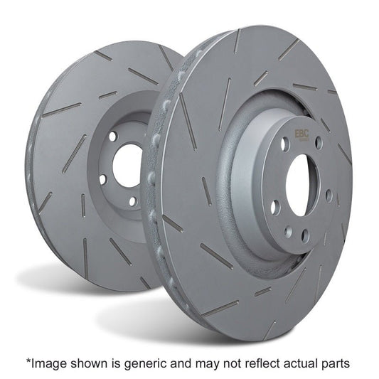 EBC - EBC 03 - 04 Infiniti G35 3.5 (Manual) (Brembo) USR Slotted Rear Rotors - Demon Performance