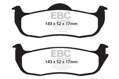 EBC - EBC 04 - 05 Infiniti QX56 5.6 Yellowstuff Rear Brake Pads - Demon Performance