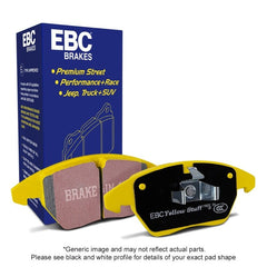 EBC - EBC 09 - 12 Porsche 911 (997) (Cast Iron Rotor only) 3.6 Carrera 2 Yellowstuff Rear Brake Pads - Demon Performance