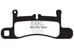 EBC - EBC 12 - 15 Porsche 911 (991) (Cast Iron Rotor only) 3.4 Carrera Redstuff Rear Brake Pads - Demon Performance