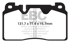 EBC - EBC 12+ Audi Q5 2.0 Turbo (Brembo) Greenstuff Front Brake Pads - Demon Performance