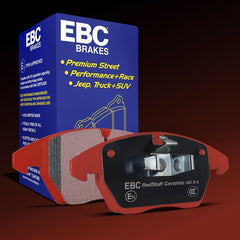 EBC - EBC 13-15 Porsche 911 (991) GT3 3.8L (w/Cast Iron Rotor) Redstuff Rear Brake Pads - Demon Performance