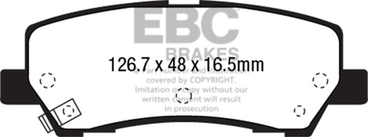 EBC - EBC 2015+ Ford Mustang 5.0L Bluestuff Rear Brake Pads - Demon Performance
