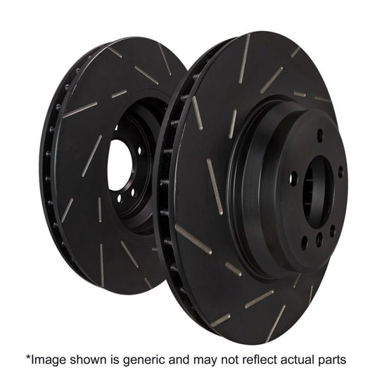 EBC - EBC 2015+ Ford Mustang (6th Gen) 2.3L Turbo (Performance Package) USR Slotted Front Rotors - Demon Performance