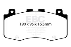 EBC - EBC 2018+ Jeep Grand Cherokee Trackhawk Yellowstuff Front Brake Pads - Demon Performance