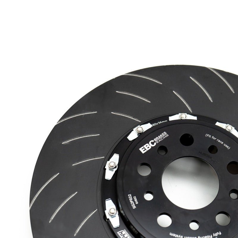 EBC - EBC Racing 11-21 Jeep Grand Cherokee 6.4L / 2018+ Dodge Durango SRT 2 Piece SG Racing Front Rotors - Demon Performance