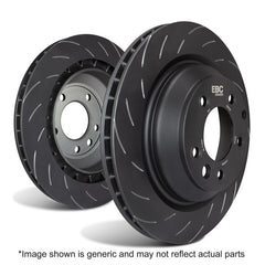 EBC - EBC Racing 11-21 Jeep Grand Cherokee SRT-8 SG Series One Piece Rear Rotors - Demon Performance