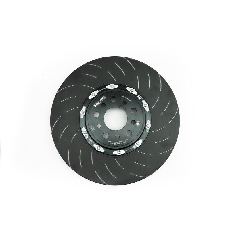 EBC - EBC Racing 2016+ Dodge Charger SRT Hellcat 6.2 Supercharged SG Series One Piece Rear Rotor Set - Demon Performance