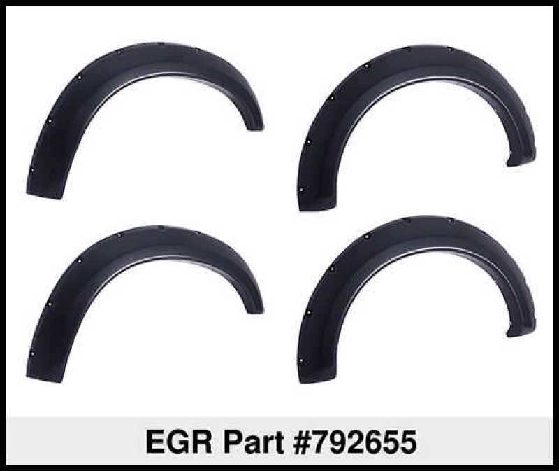 EGR - EGR 09+ Dodge Ram LD Bolt - On Look Fender Flares - Set - Matte - Demon Performance