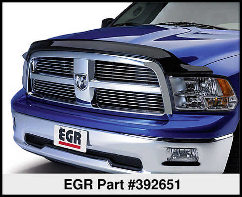 EGR - EGR 09+ Dodge Ram Pickup Aerowrap Hood Shield (392651) - Demon Performance