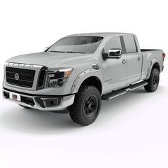 EGR - EGR 16+ Nissan Titan XD Bolt - On Look Color Match Fender Flares - Set - Blizzard - Demon Performance