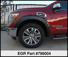 EGR - EGR 2017 Nissan Titan Bolt - On Look Fender Flares - Set - Demon Performance