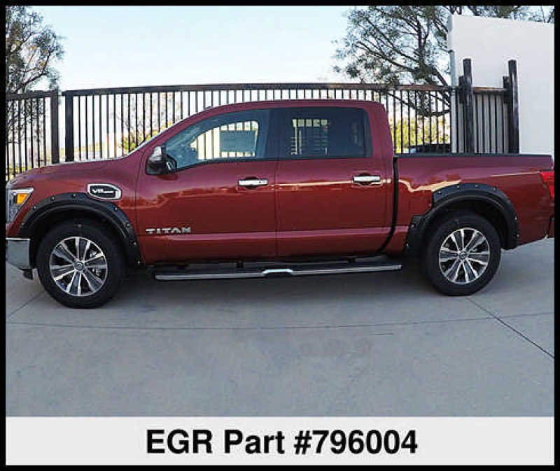 EGR - EGR 2017 Nissan Titan Bolt - On Look Fender Flares - Set - Demon Performance