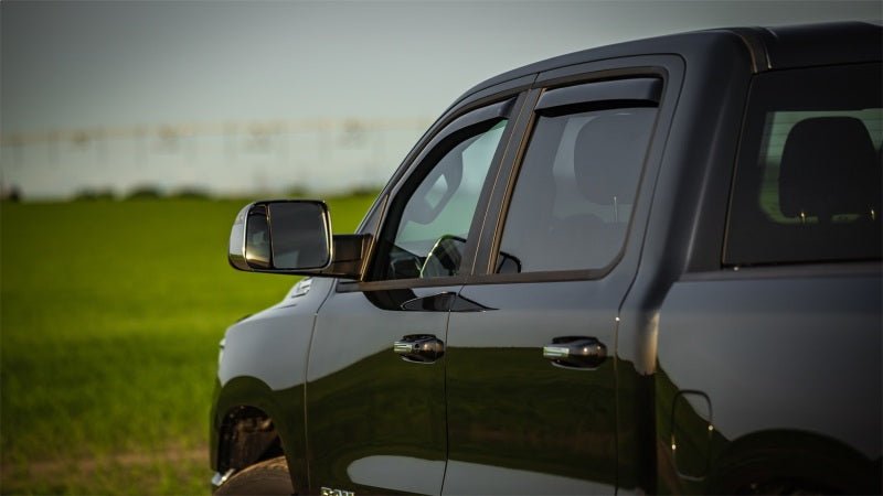 EGR - EGR 2019 Dodge Ram 1500 Crew Cab Tape - On Window Visors Set of 4 - Dark Smoke - Demon Performance