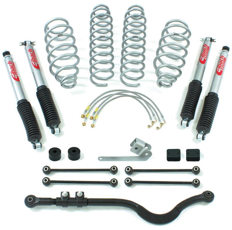 Eibach - Eibach Pro - System Lift Kit for 11 - 13 Jeep Grand Cherokee Excl Tow Pkg/SRT8 (Springs & Shocks Only) - Demon Performance