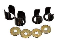 Energy Suspension - Energy Suspension 89 - 94 Nissan 240SX (S13) Black Rear Subframe Insert Set - a supplement to the subf - Demon Performance