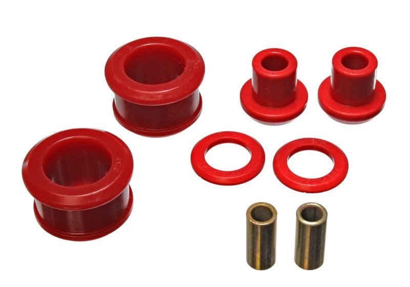Energy Suspension - Energy Suspension 90 - 96 Nissan 300ZX Red Rear Differential Carrier Bushing Set (Must reuse all metal - Demon Performance