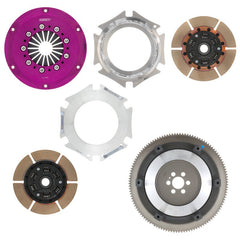 Exedy - Exedy 1989 - 1998 Nissan 240SX L4 Hyper Twin Cerametallic Clutch Sprung Center Disc Push Type Cover - Demon Performance