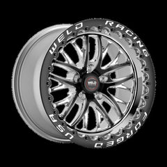 Weld S82 17x10 / 5x112 BP / 7.3in BS Black Wheel (Medium Pad) - Beadlock