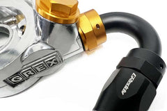 GReddy Oil Cooler Center Bolt AN Fitting 150 degree #10