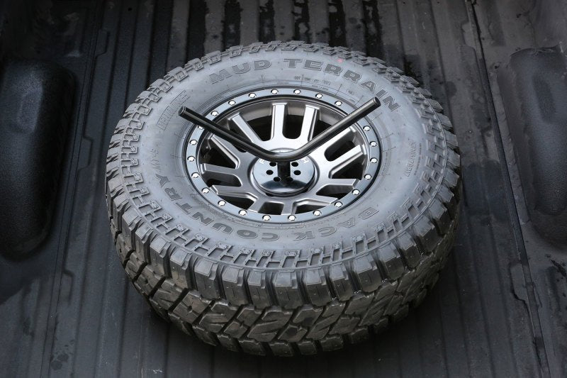 Fabtech - Fabtech Universal Spare Tire Flat Mount - Black - Demon Performance
