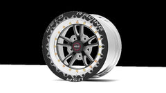 Weld Full Throttle 1-Piece 15x8 / 5x4.5 BP / 3.5in. BS Black Wheel