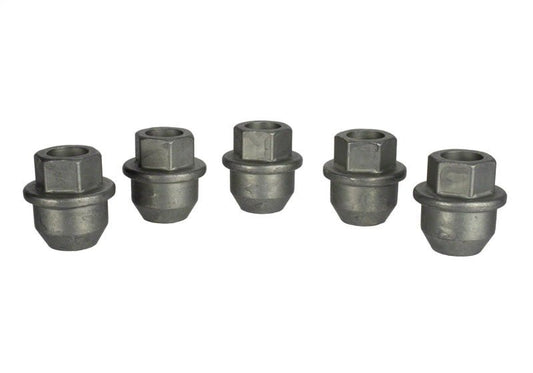 Ford Racing - Ford Racing 05 - 14 Mustang 1/2in - 20 Thread Cone Seat Open Lug Nut Kit (5 Lug Nuts) - Demon Performance