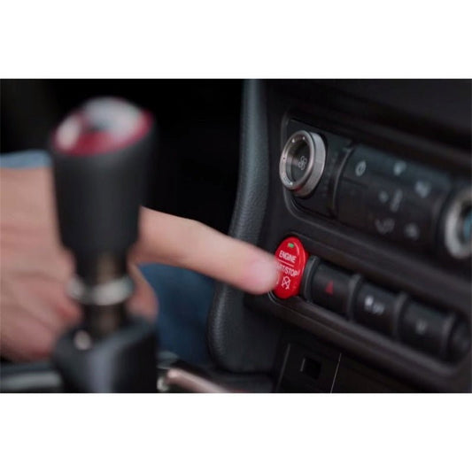 Ford Racing - Ford Racing 15 - 16 Mustang Red Starter Button Installation Kit - Demon Performance