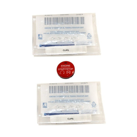 Ford Racing - Ford Racing 15 - 16 Mustang Red Starter Button Installation Kit - Demon Performance