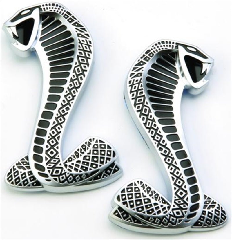 Ford Racing - Ford Racing 2007 - 2009 Mustang SVT Cobra Snake Fender Emblems - Demon Performance