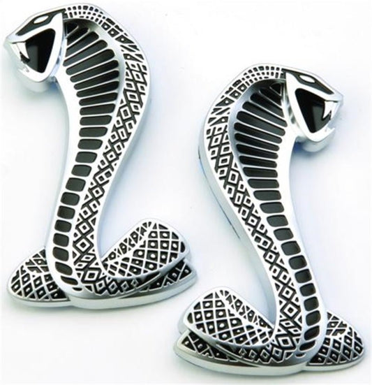 Ford Racing - Ford Racing 2007 - 2009 Mustang SVT Cobra Snake Fender Emblems - Demon Performance