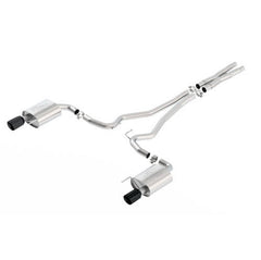 Ford Racing - Ford Racing 2015 Mustang 5.0L Sport Cat - Back Exhaust System Black Chrome - Demon Performance