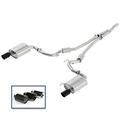 Ford Racing - Ford Racing 2018 Mustang 2.3L Ecoboost Cat - Back Sport Exhaust System w/Black Chrome Tips - Demon Performance