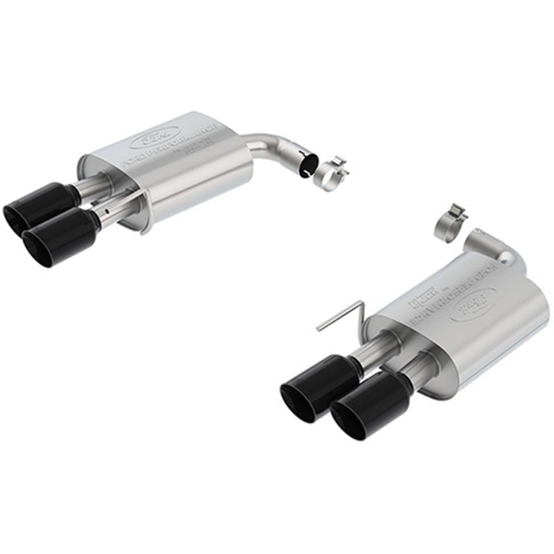 Ford Racing - Ford Racing 2018 Mustang GT 5.0L Extreme Muffler Kit - Black Chrome Tips - Demon Performance