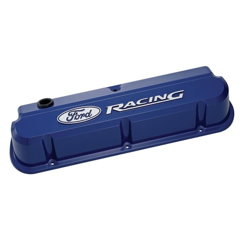 Ford Racing - Ford Racing 289 - 351 Slant Edge Blue Valve Cover - Demon Performance
