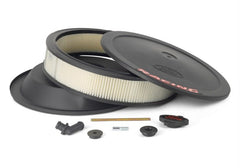 Ford Racing - Ford Racing Air Cleaner Kit - Black Crinkle Finish w/ Red Emblem - Demon Performance